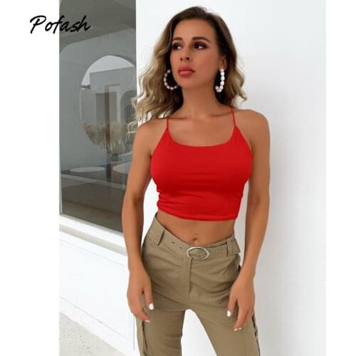 Женские короткие футболки POFASH China At AliExpress