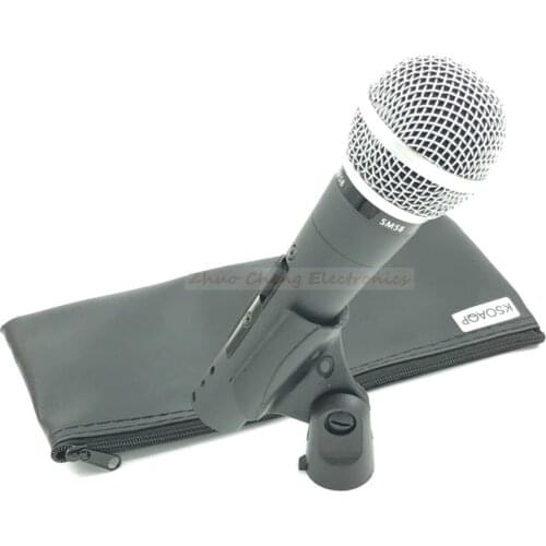 KSOAQP SM58 Switch Handheld Vocal Dynamic Wired Microphone Professional Mic For Video Recording SM58SK Sing Karaoke Microfone