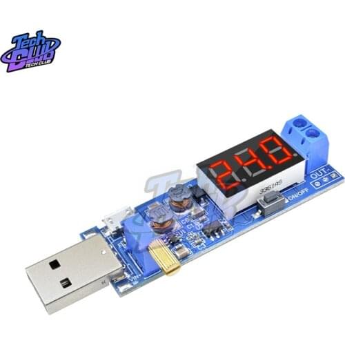 DC-DC 5V to 3.5V / 12V USB Step UP / Down Power Supply Module Adjustable Boost Buck Converter Out DC 1.2V-24V