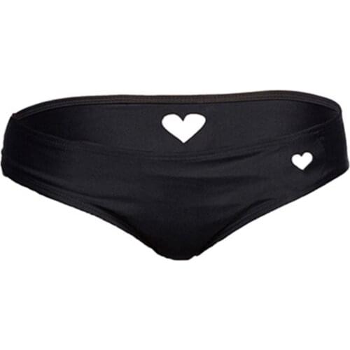 Women Sexy Swim Beach Underwear Heart-shaped Hollow Triangular Trunks Trouser For Summer Outdoor Swimming Wear Swimsuit Swimwear