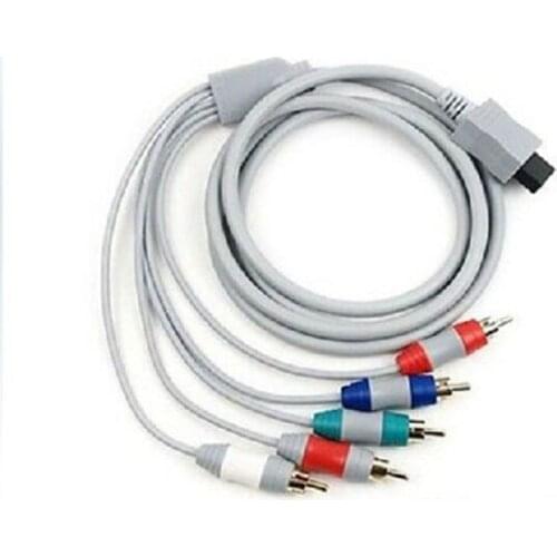 1.8m 6FT HDTV Component AV Audio Video Cable 5RCA Cord Adapter for Nintendo Wii Game Console Composite Wire
