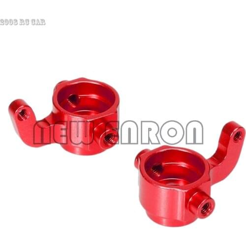 2P Aluminium Knuckle Arms (L/R)voor Rc Model Auto Himoto E18XBL Elcetric Spino Buggy Upgrade Onderdelen Nieuwe Enron M603 1:18