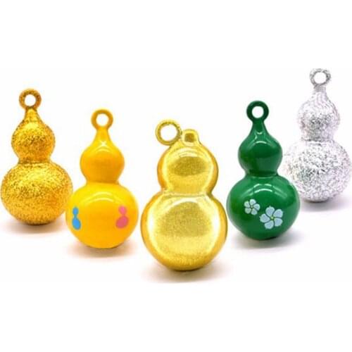 5pcs Close Jingle Bells Good Lucky Bell Charms Twinkle Bell Necklace Pendant Accessories Jewelry Craft Findings