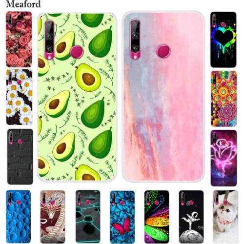 For Huawei Honor 10i Case Silicone Flower Soft Phone Cases For Honor 10i HRY-LX1T Honor10i Case TPU Bumper on Honor 10 i Cover