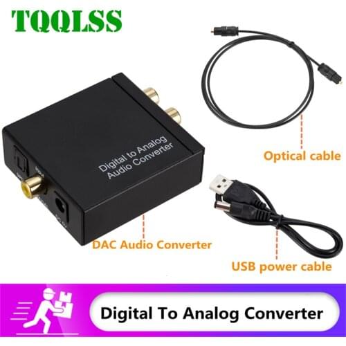 3.5mm Digital to Analog RCA SPDIF Digital Audio Decoder L/R AUX Audio Converter Coaxial Optical Fiber Toslink Stereo Amplifier