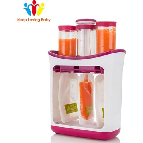 Children Puree Extruding Sanitary Household Kitchen Manual Baby Food Supplement Packing Storage Bag Supplementary Food Machine