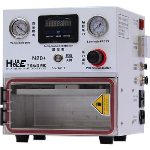 N20+ LCD Laminating Machine OCA Laminator For Samsung Edge Touch Screen Refurbish For iPhone Android Phone External vacuum pump