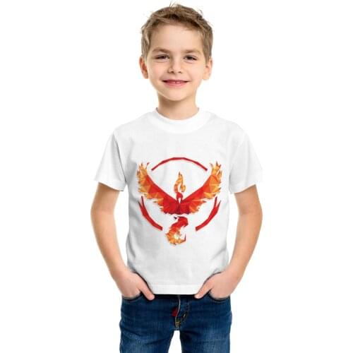 Summer new boys kawaii game 3d printing T-shirt cartoon short-sleeved mens T-shirt summer casual all-match shirt