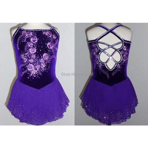 Hot Sales Figure Ice Skating Dresses For Girls New Brand Vogue Figure Skating Competition Customized Dress DR2966