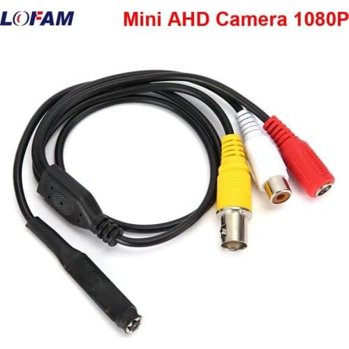 LOFAM Mini AHD Camera 1080P 960P Indoor Home AHD 2MP 1.3MP CCTV Mini Camera Security Video Surveillance Camera With Auido Port