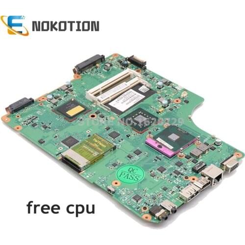 NOKOTION V000198010 CS10M-6050A2250201-MB-A02 For Toshiba Satellite A505 A500 laptop motherboard GM45 DDR2 free cpu