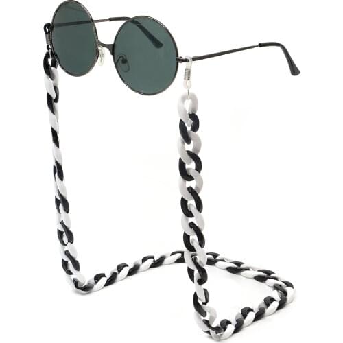 Fashion Acrylic Eyeglasses Sunglasses Spectacles Vintage Chain Holder Cord Lanyard Necklace Reading Glass Chain Strap Holder