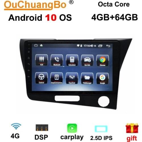 Ouchuangbo multimedia player radio for Crz support android 10 system DSP wifi 9 inch 6GB+ 128GB RHD