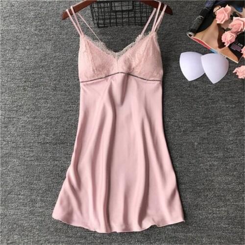 Nightgown sexy sling lace sexy nightware comfortable home service female temptation Sleepwear skirt party skirt ночная рубашка