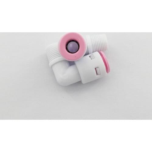 5 pcs Membrane shell check valve 1/8 male thread to 1/4 straight L type check valve reverse osmosis pure water machine RO