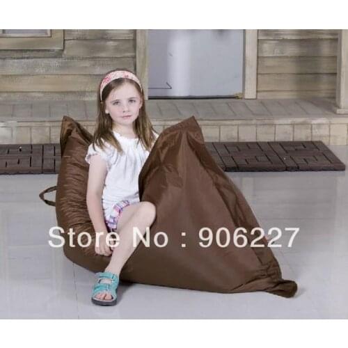 The original!! Junior Brown bean bags, outdoor chocolate beanbag chair - free shipping