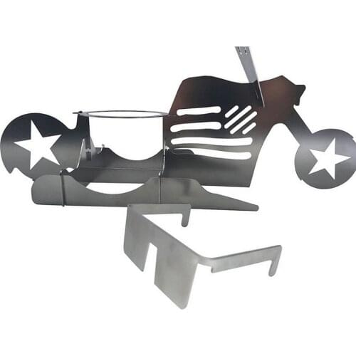 Chicken Stand Beer American Motorcycle BBQ Stainless Steel Rack For Camping Picnic