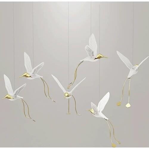 Resin Hummingbird Pendant Home Wedding Hotel Decoration Ornaments Hanging Ceiling Decorations Home Decoration Exquisite Gift