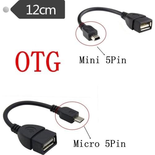 Portable USB 2.0 A Female to Micro B Male Converter OTG Adapter Cable For Sam-sung HTC Smart Phone New Arrivals