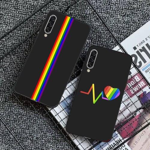 Gay Lesbian LGBT Rainbow Phone Case For Samsung A32 A51 A52 A71 A50 A12 A21S S10 S20 S21 Plus Fe Ultra