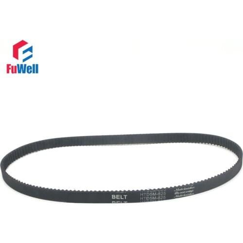 5M Drive Timing Belt 810/815/825/830/835/850/860/890/900/920-5M 5mm Pitch 15/20/25mm Width HTD Synchronous Round Rubber Belt