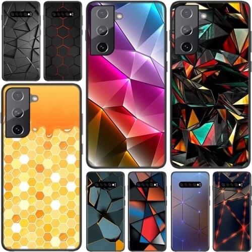 Silicone Cover Honeycomb-Like Thing For Samsung Galaxy S21 S20 FE Ultra S10 S10e Lite S9 S8 S7 S6 Edge Plus Phone Case