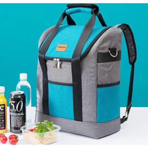GUMST Large capacity lunch bag Thickened insulation thermal bag Family travel casual thermo food cold drink picnic bag