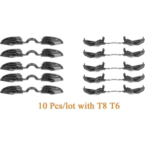 10PCS Replacement Black Bumpers Triggers+T8 Screwdriver T6 Screwdriver for Xbox One Elite Controller Repair parts
