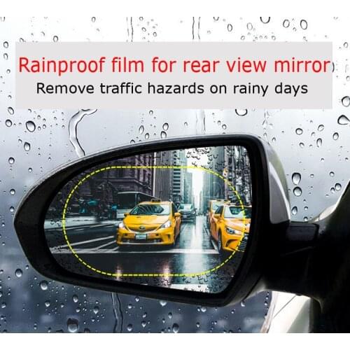 2Pcs Car Rearview Mirror Protective Film Anti Fog Clear Rainproof Protective Soft Film for Opel Astra Mokka Auto Accessories