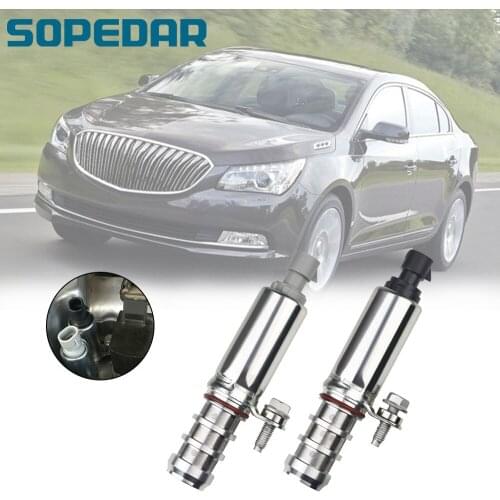 2PCS Car Intake Exhaust Camshaft Actuator Oil Control Timing Valve Solenoids For Chevrolet Captiva GMC Saturn 12655420 12655421