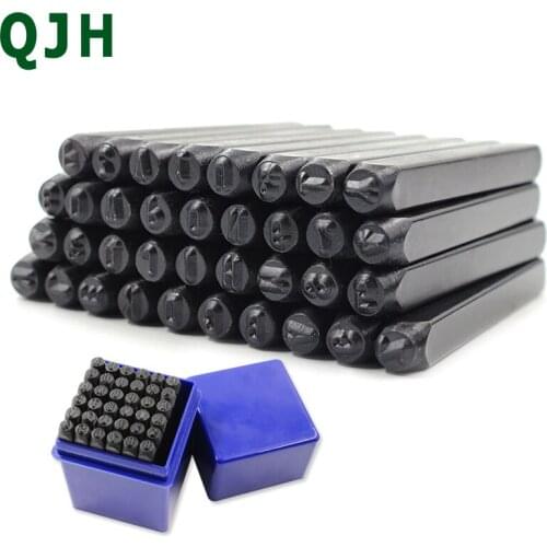 36pcs Alphabet Number Metal Leather Working Making Tools Carving Leather Craft Stamps Stamping Printinting tool