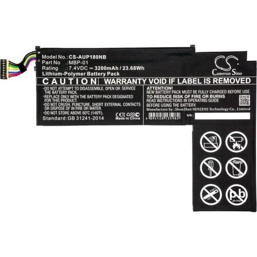 Cameron Sino 3200mAh Battery for Asus Notebook Asus P1801-B037K,Transformer AiO P1801
