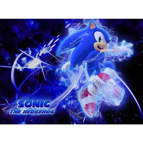 5D DIY diamond picture sound wave cartoon hedgehog diamond embroidery round cross stitch rhinestone home decoration gift