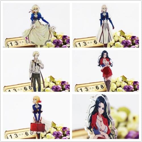 Anime Violet Evergarden Acrylic Stand Figure Claudia Hodgins Decoration Collection Model Toy Gift