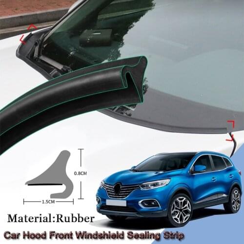 DIY Car Seal Strip Windshied Spoiler Filler Protect Edge Weatherstrip Strips Sticker Accessories For Renault Kadjar 2016-2020