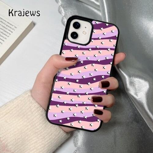 Krajews Little Stars coque Phone Case for iPhone 12 mini 5 6S 7 8 PLUS X XS XR 11 PRO MAX SE 2020 Back Cover Funda Shell