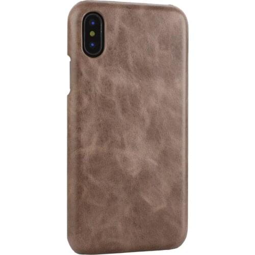 100% real leather for Galaxy S8 S8plus mobile phone back cover business matte design for S9 S10plus note9 phone case