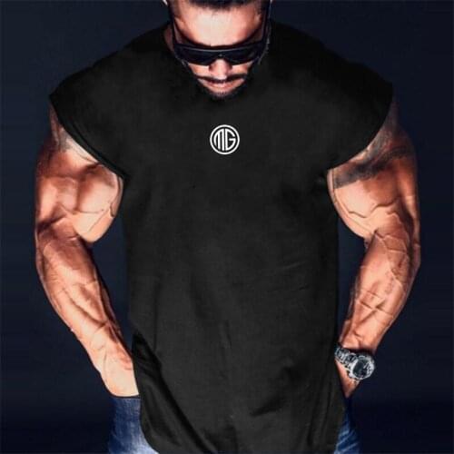 New Brand Man Clothes Bodybuilding Mens Tank Tops Shirt Workout Gym Tank Top Fitness Clothing Vest Sleeveless Cotton Man Canotte