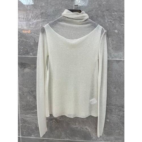 Fashion 2021FW Autumn Women Thin Knitted Sweater Jumpers Female Casual Wool 2 Piece Sets 3 Color Tutu