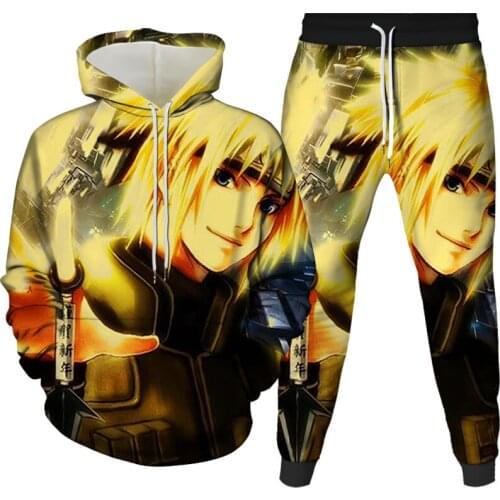 2021 Autumn tracksuit Streetwear 2 Pcs Sets Mens Suits 3D Printed Hip Hop Casual Street Art Hoodies And Pants