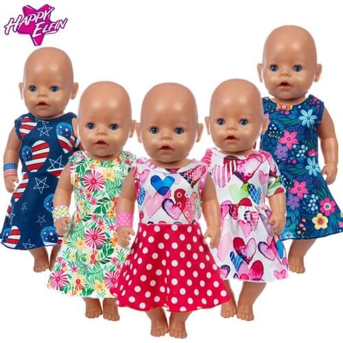 2020 New Doll Fashion clothes Wear for 43cm Reborn Baby Doll, Children best Birthday Gift(only sell clothes)