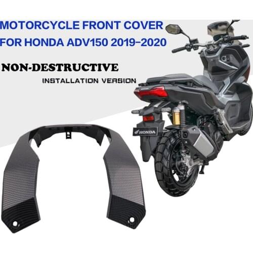 Motorcycle accessories For motorcycle ADV150 ADV 150 2019 2020 Carbon Fiber Texture Front Cover Frame