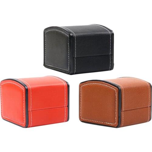 Portable Travel PU Leather Watch Case Storage Holder Organizer Jewelry Box Gift, High quality