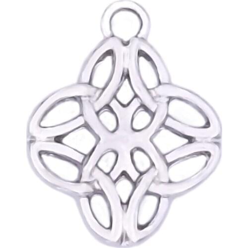 Diy Jewelry Making Accessories Silver Tone Cross Religious Knot Charms & Pendants Aliexpress Fashion