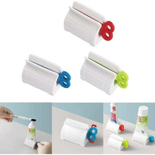 Toothpaste Squeezer Dispenser Toothpaste Rolling Tube Toothpaste Press Rolling Holder Tooth Paste Squeezer Bathroom Accessories