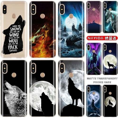 Soft Case For Xiaomi Redmi 9a 7a 8a Note 10 9 8 7 Pro Max 10s 9s 8T Prime 9at 5G Fashion Cover wolf pendant Fundas
