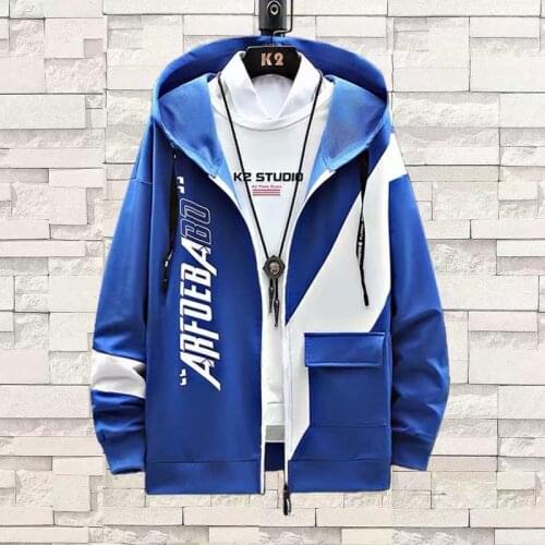 Spring Autumn Man Hoodies Zipper Hoodies Harajuku Sweatshirt Tops Hoodie Men Japan Fashion Streetwear Mens Clothing Hoodies Men