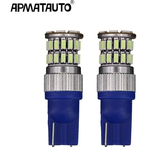 2pcs W5W Canbus LED T10 Bulb 194 168 W5W License Plate Light For Toyota Corolla Avensis Yaris Rav4 Auris Hilux Prius Camry