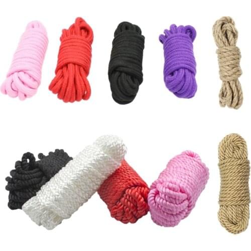 5M High Quality Tying Sex BDSM Bondage Shibari Ropes Fetish Slave Body to Tied Restraint Rope Adult Sex Toys for Couples SM Game