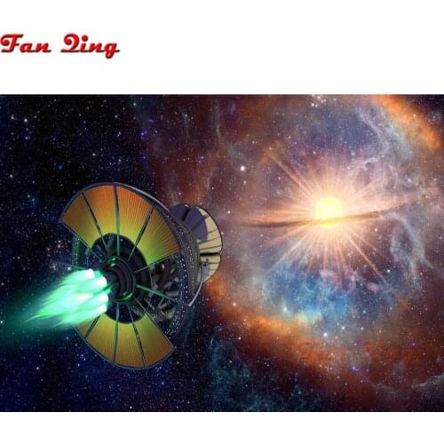 5D DIY Diamond Painting Space Full Square Diamond Embroidery Universe Scenery Rhinestone Pictures Home Decor